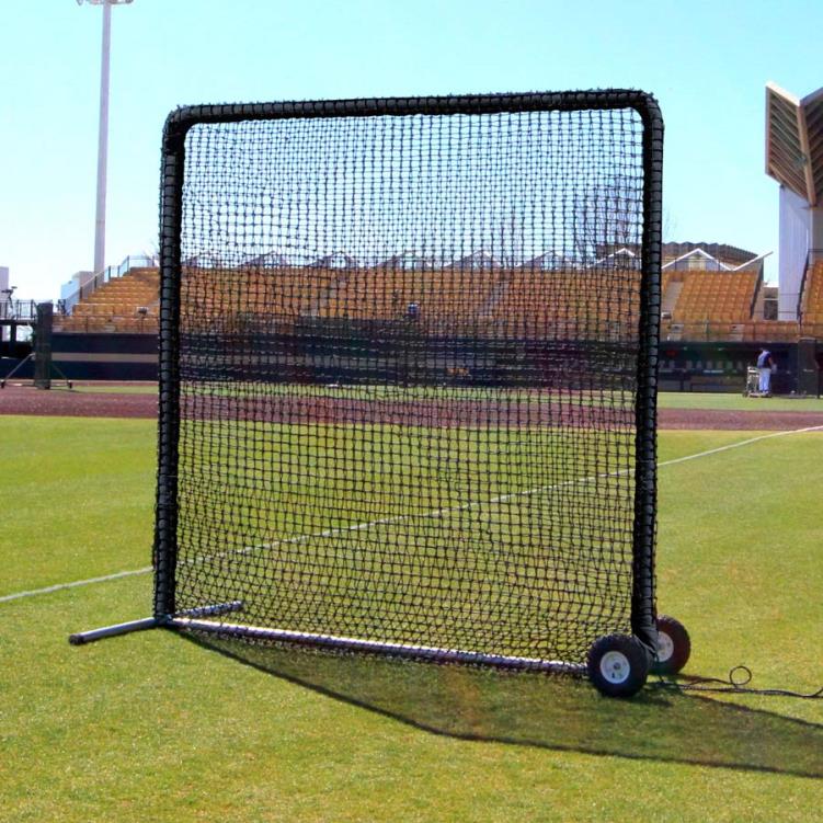 Cimarron Sports 8' x 8' Fielder Net and Premier Frame with Wheels